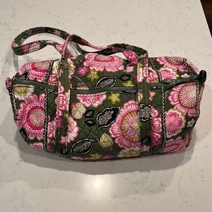 Retired Small Vera Bradley Duffel - Olivia Pink